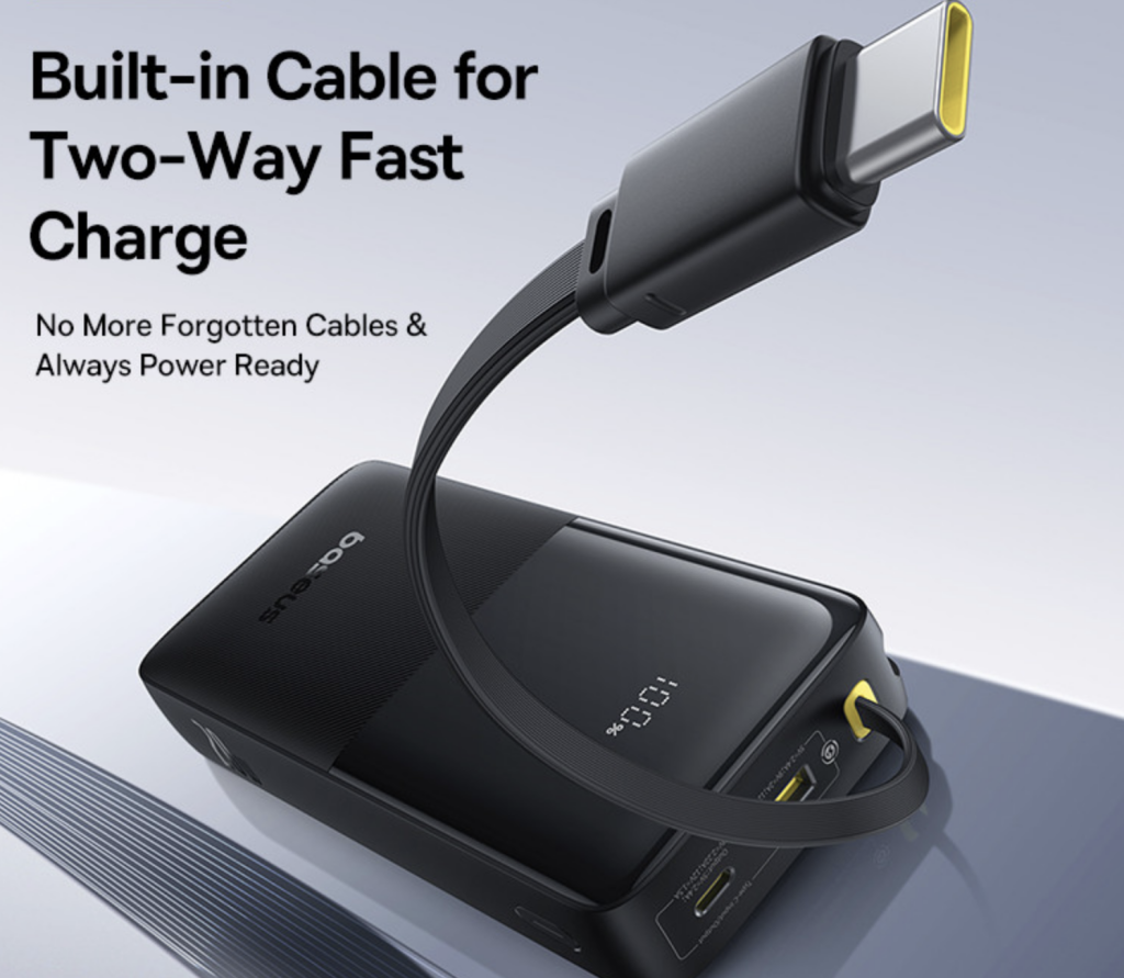 Baseus Bipow 10000mAh Built-in Cable